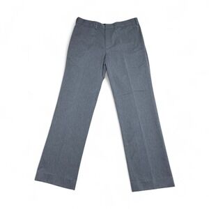 LL Bean Dress‎ Pants Mens 35x31 Gray Standard Fit Cotton Straight Leg Chino